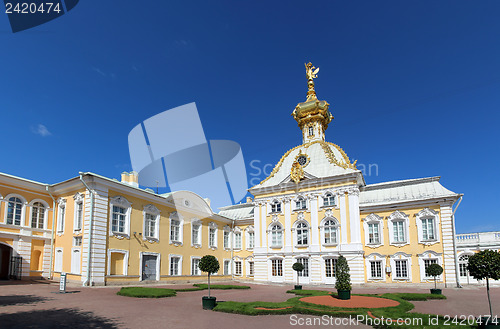 Image of dome in petrodvorets saint-petersburg