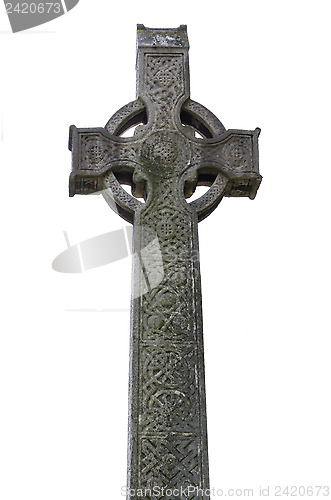 Image of Celtic Cross on white
