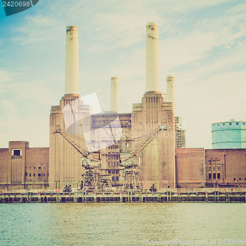 Image of Vintage look Battersea Powerstation London