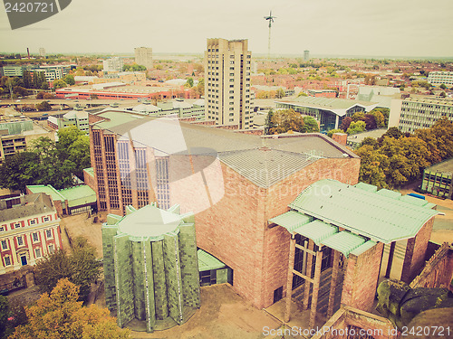 Image of Retro look Coventry Cathedral