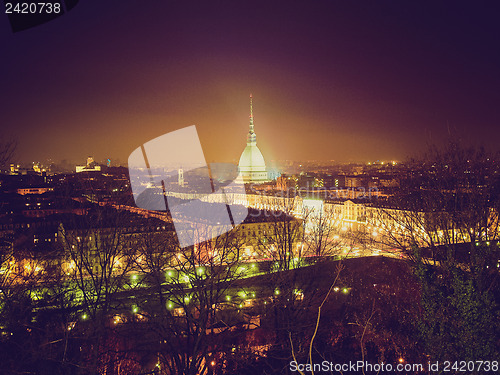 Image of Retro look Turin view