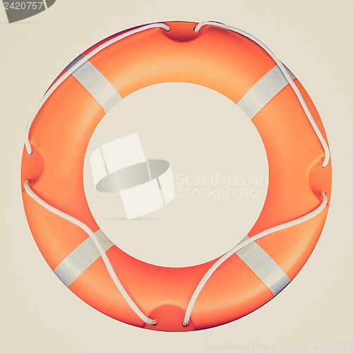 Image of Retro look Life buoy