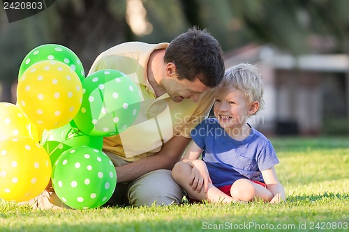 Image of family at the park