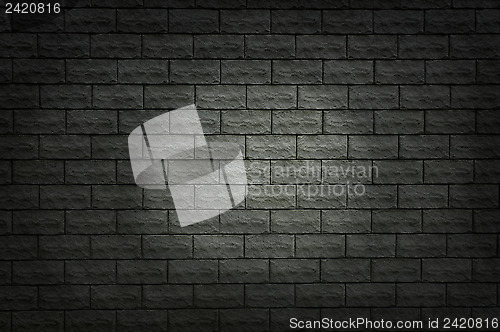 Image of Dark brick wall