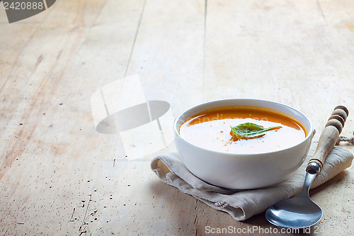 Image of bowl of squash soup 