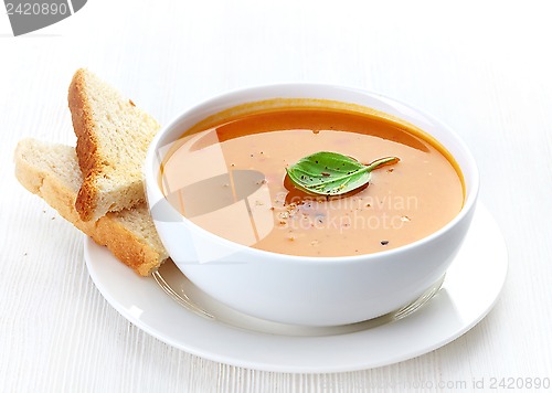 Image of bowl of squash soup