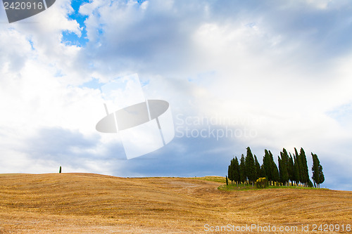 Image of Tuscany before the storm