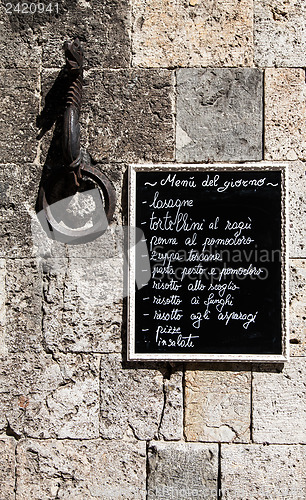 Image of Italian Menu