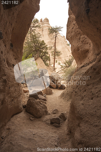 Image of Hike through Tent Rocks National Monument