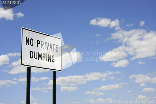 Image of No private dumping
