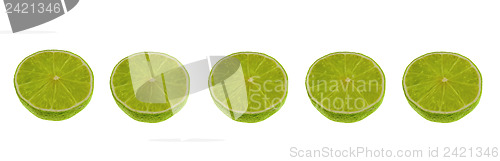 Image of Lime in a row