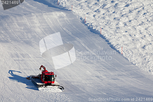 Image of Snow Cleaning on Ski Slopes