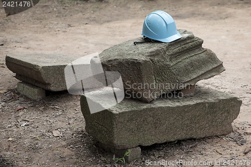 Image of Safety helmet archeology