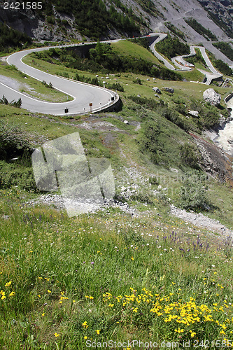 Image of Road in Italian Alps