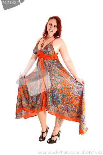 Image of Girl in dress.