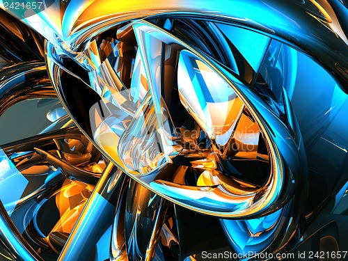 Image of abstract shiny background