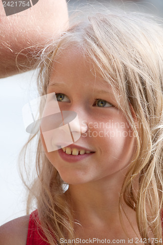 Image of beautiful little girl portrait