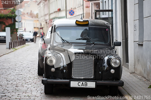 Image of cab black car