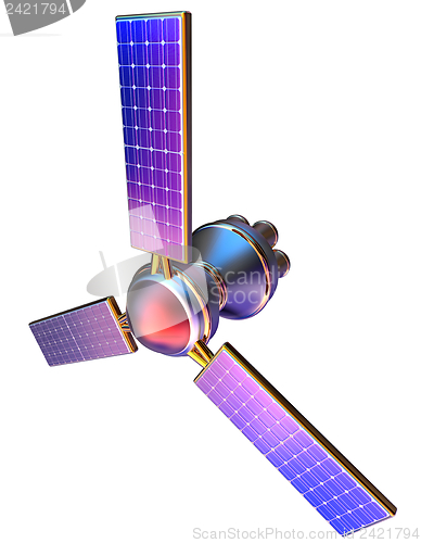 Image of 3D model of an artificial satellite of the Earth