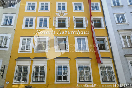 Image of Mozart's Birthplace in Salzburg