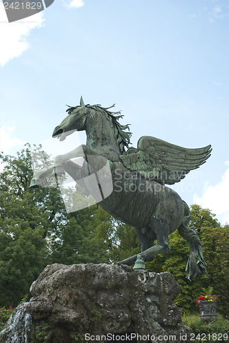 Image of Fountain in Mirabell Gardens in Salzburg