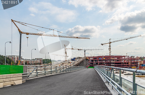 Image of Modern construction site