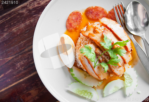 Image of Roasted Pork with Rice