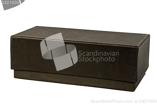 Image of Black cardboard box