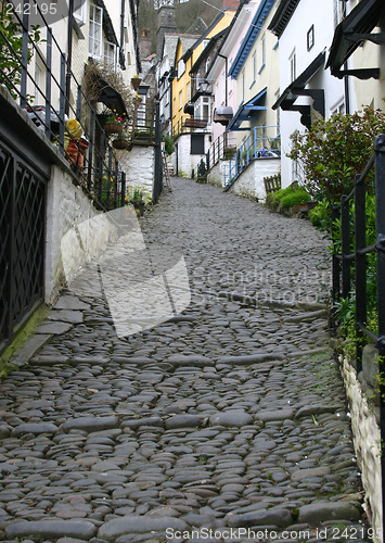 Image of steps in a village street