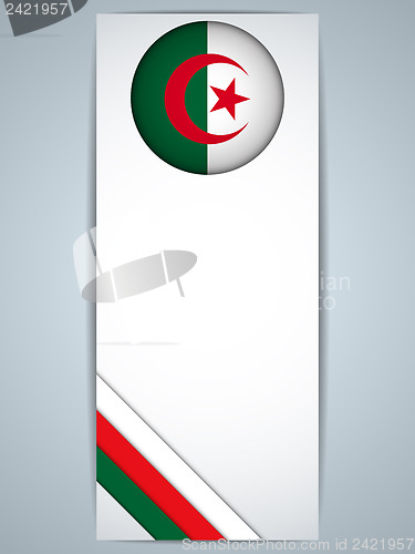 Image of Algeria Country Set of Banners