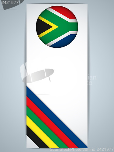 Image of South Africa Country Set of Banners
