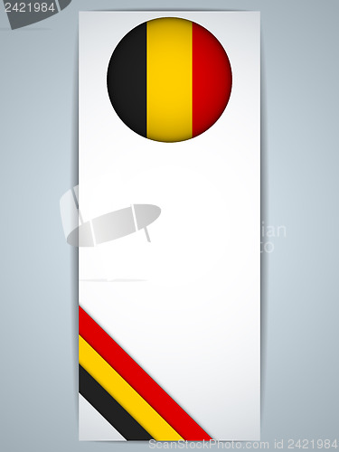 Image of Belgium Country Set of Banners
