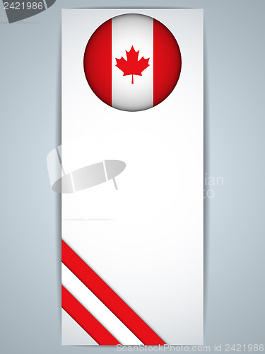 Image of Canada Country Set of Banners