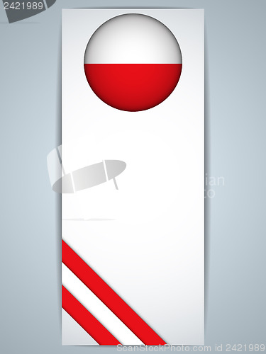 Image of Poland Country Set of Banners