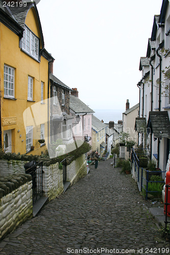 Image of steps in a village street