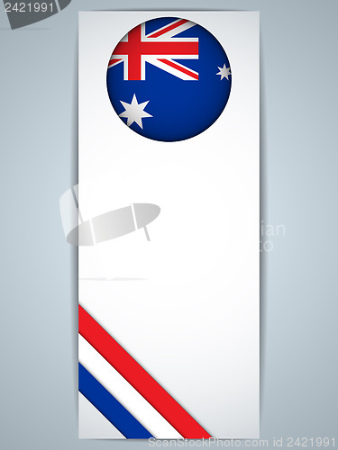 Image of Australia Country Set of Banners