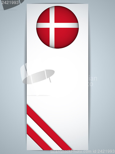 Image of Denmark Country Set of Banners