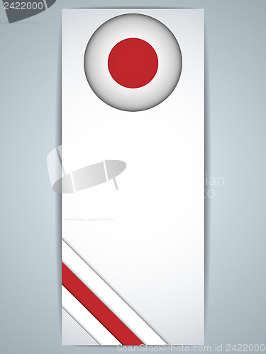 Image of Japan Country Set of Banners