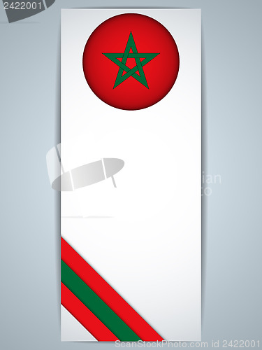 Image of Morocco Country Set of Banners