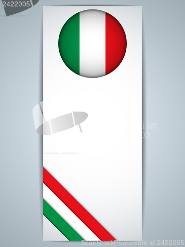 Image of Italy Country Set of Banners