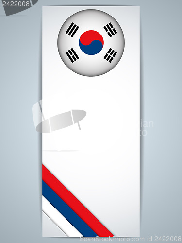 Image of South Korea Country Set of Banners