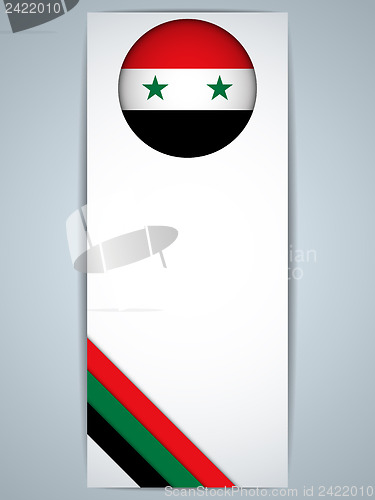 Image of Syria Country Set of Banners