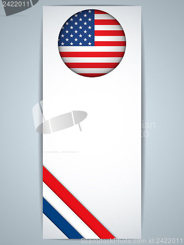 Image of United States Country Set of Banners