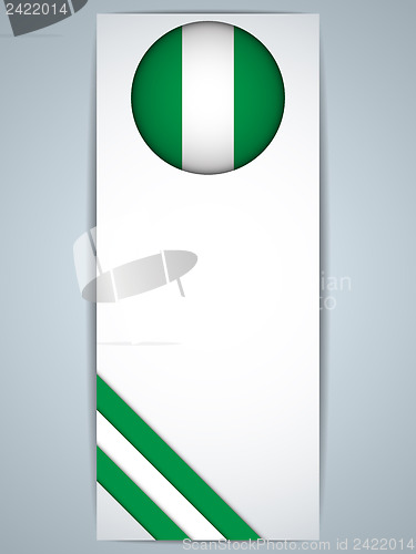 Image of Nigeria Country Set of Banners
