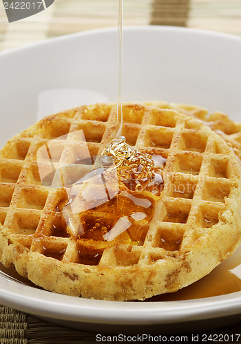 Image of Waffles With  Maple Syrup