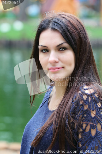 Image of Portrait of young beautiful girl