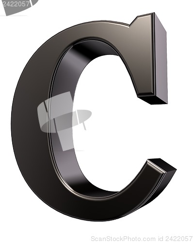 Image of metal letter