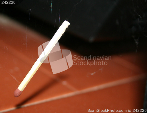 Image of suspended match