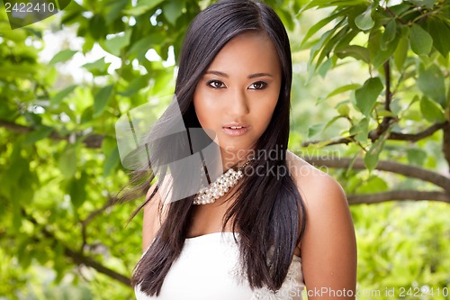 Image of attractive young asian woman beauty portrait 