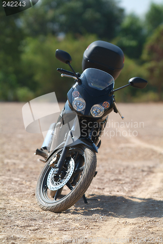 Image of Front of motorbike